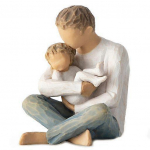 See on minu isa, skulptuur, k&auml;sitsi maalitud figuur