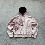 DRIPX Y2K T&auml;navastiil Uus Mood &Uuml;legabariidiline Tikitud Kampsun Kapuutsiga Meestele Harajuku Vintage Hip Hop Populaarne Vabaaja Spordi Kapuutsiga S&auml;rk S roosa