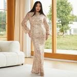Elegantne pikak&auml;iguline litritega &uuml;mmarguse kaelusega &otilde;htukleit 4XL beige
