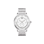 Tissot Elegance Series Kvartsmehhanism Igavese Kalendriga Veekindel &Auml;ri-Vabaaja Kell Meeste kellad Valge Teras T063.637.11.037.00 Silver Dial