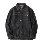 Suur Suurus 7XL Retro T&ouml;&ouml;riietus Denim Jakk Meestele L&otilde;tv Stiil Meeste Kevad-S&uuml;gis Denim Jakk 6XL must