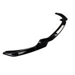 Maxton Style ABS l&auml;ikiv must auto esibampri spoiler BMW 1. seeriale F20 F21 118i 120i M135i M140i LCI 2015-2019 M Sport kerekomplektidele Gloss Black