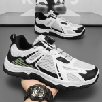Meeste libisemiskindlad matka- ja ronimissaapad Suvised vabaaja hingavad meeste jooksu- ja spordijalatsid Trendikad meeste tennised Reisitossud Zapatillas 39 valge