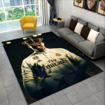 Jalgpallistaar Kits R-Ronaldo CR7 libisemiskindel ala-vaip elutuppa, magamistuppa, m&auml;ngutuppa, vaip p&otilde;randamatt kodu kaunistusvaip laste tuppa 80x120cm