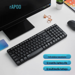 Rapoo E1050 juhtmevaba kompaktne klaviatuur