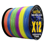 300M Premium 12-kiuline PE punutud kalastustamiin &Uuml;litugev Super Sile Kalastustamiin (as the picture,300m&2.0)