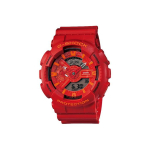 G-Shock Iron Man Edition Veekindel P&otilde;rutuskindel Kvartsikell Vaikrihm Naiste kellad Punane GA-110AC-4AJF Regular Watch Box,Red Watch Dial red