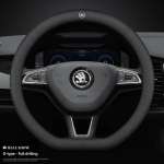 Auto Nahast Roolikate Libisemisvastased Tarvikud Skoda Yeti Kamiq Kodiaq Karoq Octavia Fabia Rapid Vrs Superb A4 Scala ulsh63 jaoks