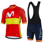 Movistar Jalgrattas&auml;rgi Komplekt L&uuml;hikeste Varrukatega Hispaania Meeste UV-kaitsega Rattaspordir&otilde;ivad Meeskonna Suvine Jalgrattar&otilde;ivad Maillot Ciclismo Hombre S red