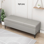 Nahast panipaiguga taburet: Mitmek&uuml;lgsed istumiskohad magamistuppa, elutuppa v&otilde;i poodi 60*40*42cm - With Storage