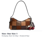 COACH nahast &otilde;lakott keskmine naiste tee pruun CFG00-TAM One Size 1 brown