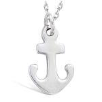 Les Tr&eacute;sors De Lily [F6297] - h&otilde;bedane ripats  Marine Anchor  h&otilde;bedane (roodiumiga kaetud) - 11x19 mm h&otilde;be