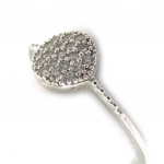 Bague Argent 'Scarlett' blanc 52 valge