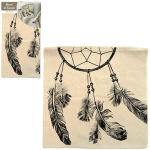 Les Tr&eacute;sors De Lily [Q4330] - Must beež 'Boho' puuvillane padjakate (unen&auml;op&uuml;&uuml;dja) - 40x40 cm beež