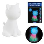 Les Tr&eacute;sors De Lily [Q5412] - Laste &ouml;&ouml;lamp 'Cats' valge - 20x13. 5x13 cm valge