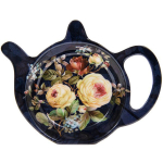 Les Tr&eacute;sors De Lily [Q9793] &ndash; mitmev&auml;rviline tumesinine 'Jardin Botanique' kotikesehoidja (Rose Blossom) - 12x9. 8 cm sinine