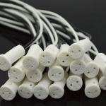 10X G4 alushoidja juhtmeadapter Halogeenpesa pistikupesa pirni Lambi LED must