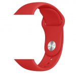 Spordirihm Apple Watchi jaoks 8 7 6 SE 5 4 3 38MM 42MM Rihmad Kummist kellarihm Iwatch Series 2 jaoks 1 40mm 44mm 42mm punane