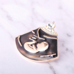 Blucome emailiga ultraheli kujuga prossid n&ouml;&ouml;pn&otilde;elad vasts&uuml;ndinud beebile arsti &otilde;e m&auml;rk meditsiiniline kingitus must