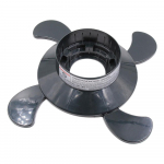 Gaasikasseti plastikust alusklamber Gaasipudeli fikseeritud toega propaaniballooni aluse vahetus jaoks must