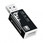 SM-PE m&auml;lu 2 Micro-SD/TF/CT/MS/SDHC/MMC USB multifunktsionaalne lugejakaardi adapter