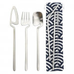 7 tk/komplekt H&otilde;bedane kaasaskantavate s&ouml;&ouml;giriistade komplekt nuga kahvel lusikas &otilde;lgedest s&ouml;&ouml;gin&otilde;ude komplekt 304 roostevabast terasest reisi-laagri grill-lauan&otilde;ude komplekt h&otilde;be