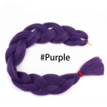Pikad heegeldatud punutud juuksed 165g Xpression Jumbo Braid Pure Color Sinised lillad roosad hallid s&uuml;nteetilised juuksed punutisteks