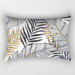 Troopilise taime lille ilu mustriga padjap&uuml;&uuml;r ristk&uuml;likukujuline v&auml;ike padjap&uuml;&uuml;r 50 cm x 30 cm 50*30cm