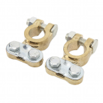 1 paar autoaku klemmide korrosioonikindlat metallist aku klemmi klambri&uuml;hendust autodele