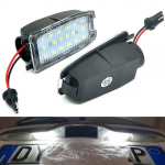2x No Error White LED k&uuml;lgvaate peegli lombivalgusti Land Rover Discovery Freelander LR2 LR3 LR4 Range Rover Sport L322 jaoks valge