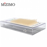 MIZIMO v&auml;rvilised &uuml;hev&auml;rvilised kunstripsmed, beežid silmameigivahendid, loomulik pikendamine, dramaatilised meigiripsmed. MIX(8-13)mm--0.07mm--D beež