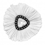 Mikrokiust mopipea tsentrifuugmopi jaoks, O-Cedar/ Vileda mopipea 360-kraadine kergesti puhastatav mopipea t&auml;itetarvikud valge