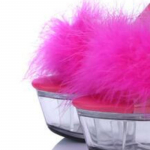 2020. aasta uued &uuml;lik&otilde;rged kontsad, 15 cm stiletto platvormiga sussid, kristalljalatsid, pulmakingad, kristallsandaalid, LFD 43 Heleroosa