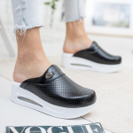 Naiste Mustad Meditsiinilised Klotsid &Otilde;e Sussid Lilledega Sabo Haigla Kingad Libisemiskindlad &Otilde;e Arsti &Auml;mmaemanda Kirurgilised Sandaalid 41