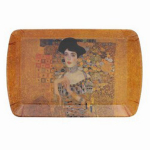 Les Tr&eacute;sors De Lily [A1372] &ndash; v&auml;ike melamiinist kandik &bdquo;Gustav Klimt&rdquo; Ad&egrave;le &ndash; 23. 5x15. 5 cm pruun