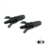 BSP1059 2X tagumise tagaluugi esiklaasi veepesuri pihustusotsiku komplekt 8200107563 Renault Megane 2 Clio 3 Dacia jaoks