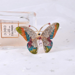 Blucome Fashion v&auml;rviline suur peen liblikas pross naistele emailiga kivist putukad Ilukontor vabaaja n&ouml;&ouml;pn&otilde;elad Kingitused kuld