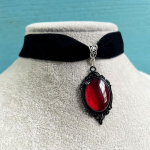 Gooti stiilis Vampire Cameo ripats Choker sametkaelakee naistele Moodne n&otilde;idus