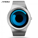 SINOBI Unique Vortex Concept kell meeste k&otilde;rge kvaliteediga 316L roostevabast terasest kaasaegne trend Sport meeste kvarts k&auml;ekellad Reloj Hombre sinine/h&otilde;be