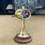 Kuninglik k&auml;sit&ouml;&ouml; antiikne messingist laevamootor Signal Maritime Collectible Home Decor, 17,78 cm