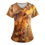 (SU)Naiste mood tr&uuml;kitud t&ouml;&ouml;vorm tasku T-s&auml;rgiga l&uuml;hikeste varrukatega L sinine