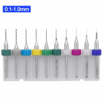 10 tk/komplekt 0,1&ndash;1,2 mm k&otilde;vasulamist PCB-tr&uuml;kkplaadiga karbiidist mikro puur 0.1-1mm
