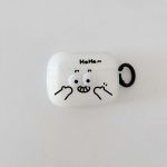 Smiley Cartoon Smiley 3D matt silikoonist pehme k&otilde;rvaklappide &uuml;mbris Apple Airpod 2 3 Pro 1 2. juhtmevaba Bluetoothi ​​laadimiskasti Conque jaoks For Airpods Pro