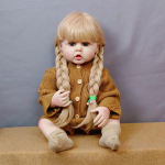 22-tolline Bebe Reborn Doll Mudilane 55cm Pehmest Silikoonist Reborn Baby Dolls Pehme kehaga Elutruu j&otilde;ulut&uuml;druku kingitused nukk lastele