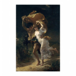 Kuulsad maaliplakatid ja v&auml;ljatr&uuml;kid Seinakunsti l&otilde;uendimaal Pierre Auguste Cot Tormipildid elutoa sisekujunduseks Ilma raamita 20x30cm