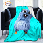 Grizzy and The Lemmings laste tekk Cartoon Bear hiir Flanell kohev tekk Diivanvoodi tekk matkatekk 75x90cm