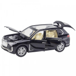 1:32 Scale X7 linnamaastur, metallist survevalatud automudel, tagasit&otilde;mmatavad sulamist m&auml;nguasjad koos heli ja valgusega lastele t&auml;iskasvanutele m&otilde;eldud kingituste kollektsioon 1/35-15.7x6.1x5.3cm must