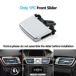 Eesmine armatuur, vasak, parem, ventilatsiooniava iluv&otilde;re remondikomplekt v&otilde;i klambriklamber Mercedes Benz sedaani W212 E260 E350 2013-2015 jaoks Only Slider 1PC white