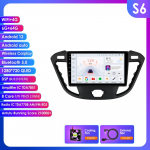 Hizpo 2din Android Autoradio jaoks Transit Tourneo Custom 2013-2021 autoraadio multimeedia videopleier GPS Navi peaseade Carplay DAB Auto 4G RDS FM SWC S7 8Core 6G 128G