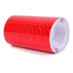 5X300cm hoiatuslindiga kleebised hoiatusvalgusti helkur kaitsekleebis helkurkile ohutusm&auml;rk 5x300cm punane